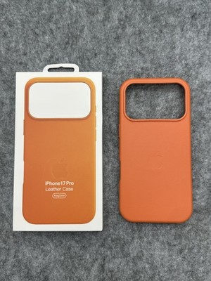 Magnetic Cover Leather Phone Case w/ Magsafe For iPhone 17 Pro/17