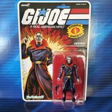 SUPER 7 GI JOE REACTION  COBRA ARCTIC DESTRO MOVIE COLORS O-RING EXCLUSIVE