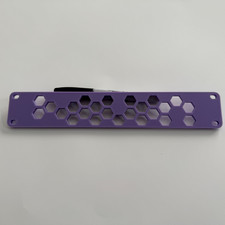 10" Inch Mini Rack Blank Module   3D Printed in Durable PLA Lavender Purple