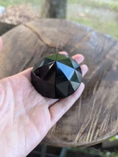 Black and Purple Magic Color Changing Gem Resin Gem