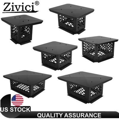 Chimney Cap 8x8/9x9/12x12/13x9/17x17/21x13/24x13in Steel Fireplace Flue Caps