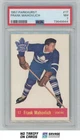 1957-58 Parkhurst Frank Mahovlich PSA 7 . #17 Toronto Maple Leafs