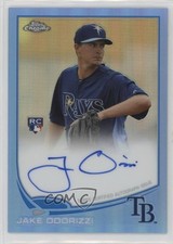 2013 Topps Chrome Blue Refractor Rookie 131/199 Jake Odorizzi #192 Auto 2s1