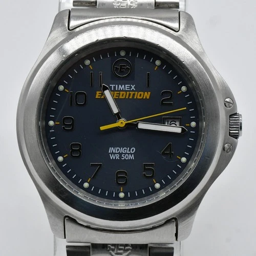Vintage Timex Expedition Metal Field Watch T46861 38m Case