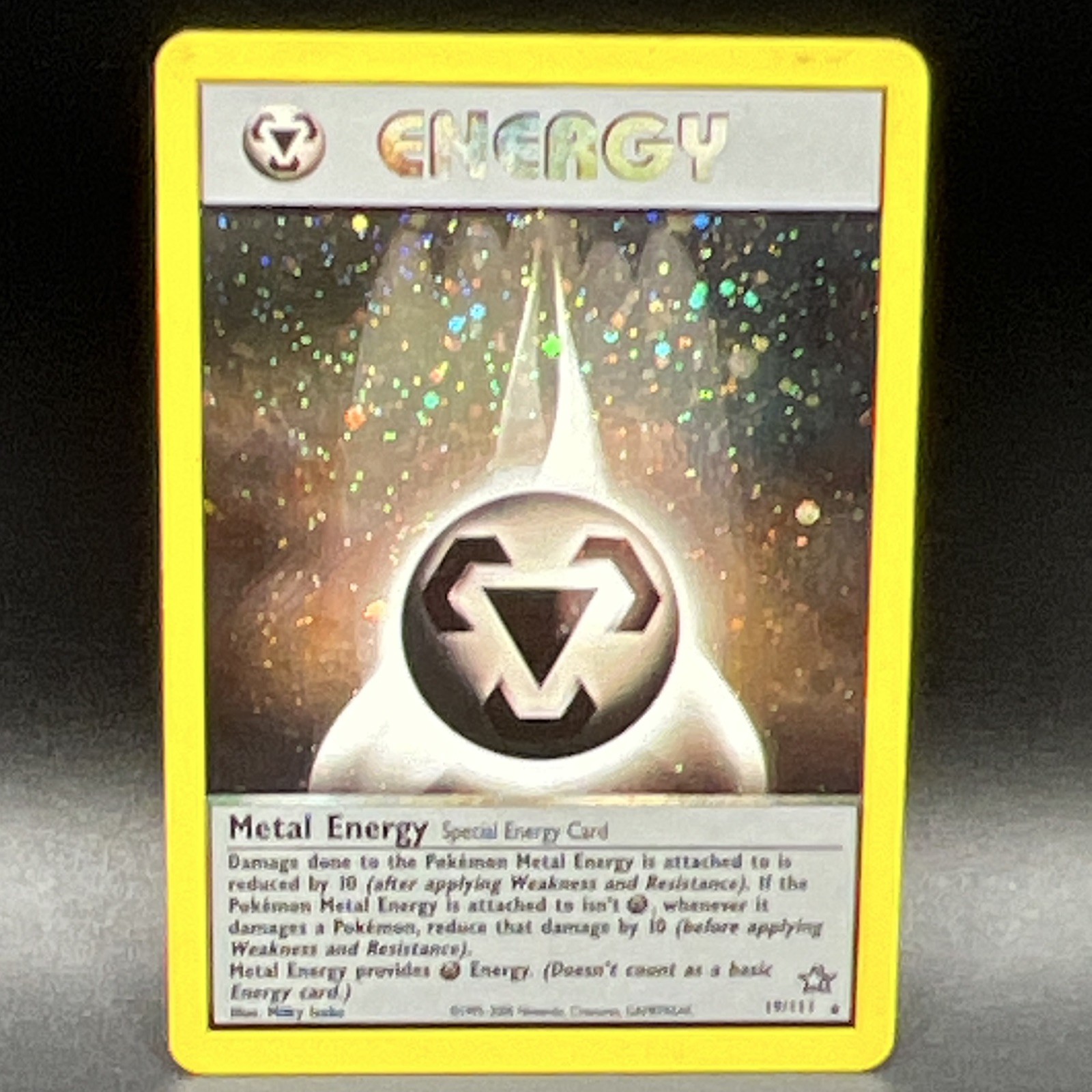Pokemon TCG Neo Genesis Metal Energy 19/111 Holo Rare Unlimited English