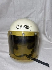 Vintage 1978 D.U.N.S. BA-72 Motorcycle Helmet Amber Shield JAX B&S