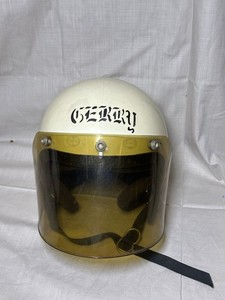 Vintage 1978 D.U.N.S. BA-72 Motorcycle Helmet Amber Shield JAX B&S