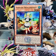 Yugioh Parlor Dragonmaid (Emblem) BLMM-EN060 Ultra Rare 1st Ed Near Mint