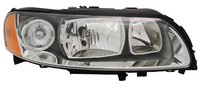 Scheinwerfer Rechts FüR Volvo S60 V70 XC70 Ab 2005- H7 H9 Grau Halogen FüR LWR