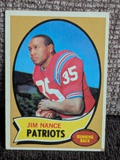  Jim Nance - 1970 Topps #60 New England Patriots (corner)