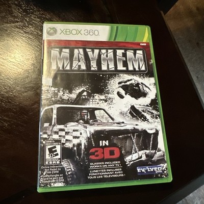 Mayhem Xbox 360 authentic/tested/working.