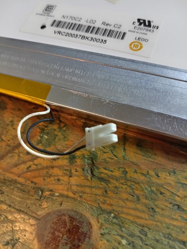 Dalle Ecran Chimei Optoelectronics N170C2-L02 Rev: C2 1440x900 30Pin 37mm - Picture 5 of 6