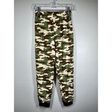 Boys Cuddl Duds Sleep Pants sz L Camoflage Camo Pajama Elastic Waist