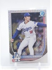 YOSHINOBU YAMAMOTO 2025 BOWMAN CHROME MEGA MOJO REFRACTOR DODGERS Q0963
