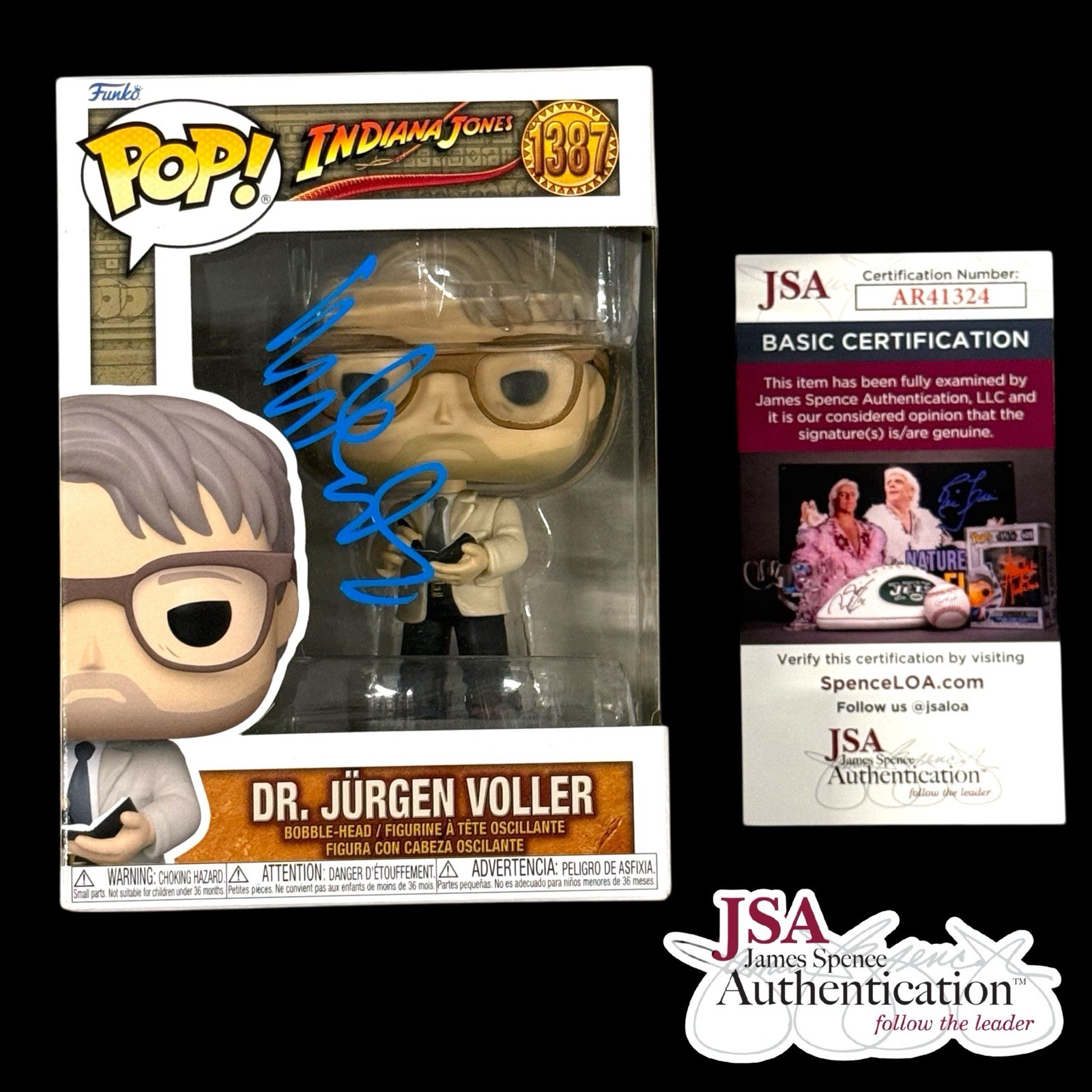 Mads Mikkelsen Firmado Dr. Jurgen Voller Funko Pop #1387 Certificado de Autógrafo Certificado de Autógrafo JSA