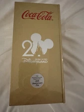 Coca-Cola Hong Kong Disneyland 20th Anniversary Bottle With Collector Pin Sealed