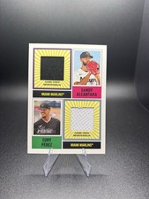 2025 Topps Heritage - Dual Player Mlb Collection Relics Eury Perez, Sandy...