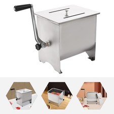 20LBS Manual Meat Mixer Hand Meat Sausage Mixer Machine Stainless Steel W/Handle