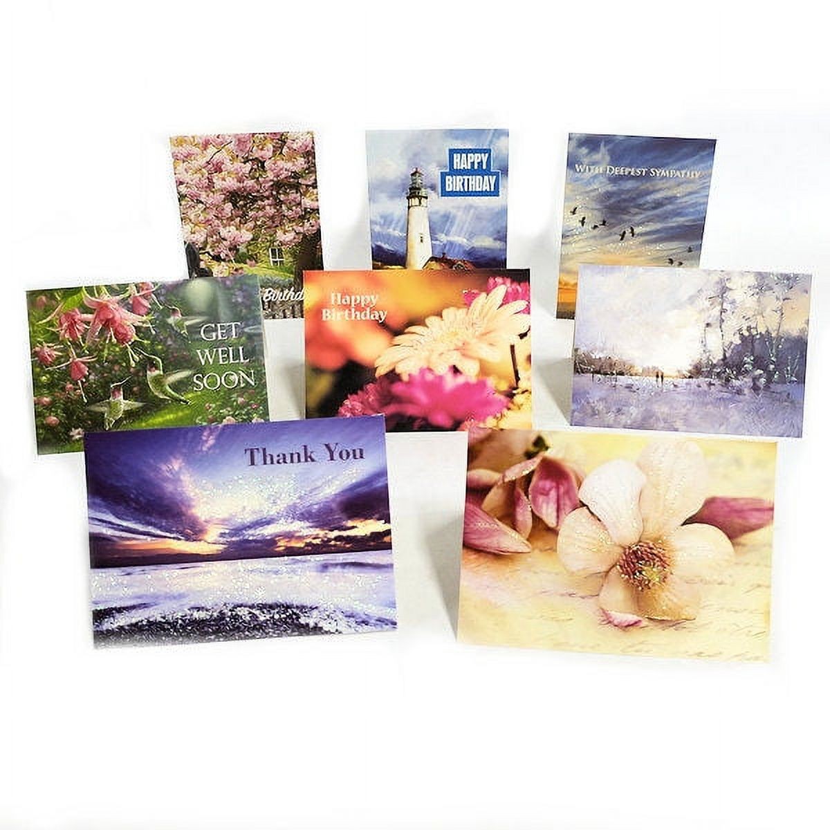 16 блестящих вдохновляющих открыток в конверте