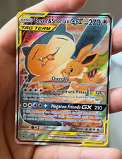 Pokémon Eevee & Snorlax GX SM169 TAG TEAM Promo Holo 270 HP Eng 2019 on eBay