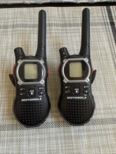 Motorola 2 Way Radios Walkie Talkies Parts Working Missing Battery Cover On One