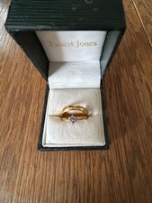 18ct gold diamond engagement wedding ring set