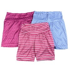 Macy Kate Boutique Girls Shorts Size 12 Lot Of 3 Yoga Stretch Pull On Multicolor