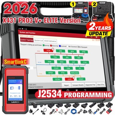 LAUNCH X431 Euro PRO3S+ Elite PRO 5 OBD2 Diagnosegerät J2534 ECU Programm Coding