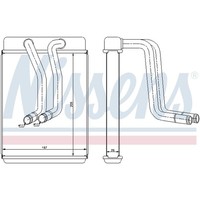 Nissens WäRmetauscher HeizungsküHler FüR Hyundai Sonata IV 2.7 V6 2.0 16V XG