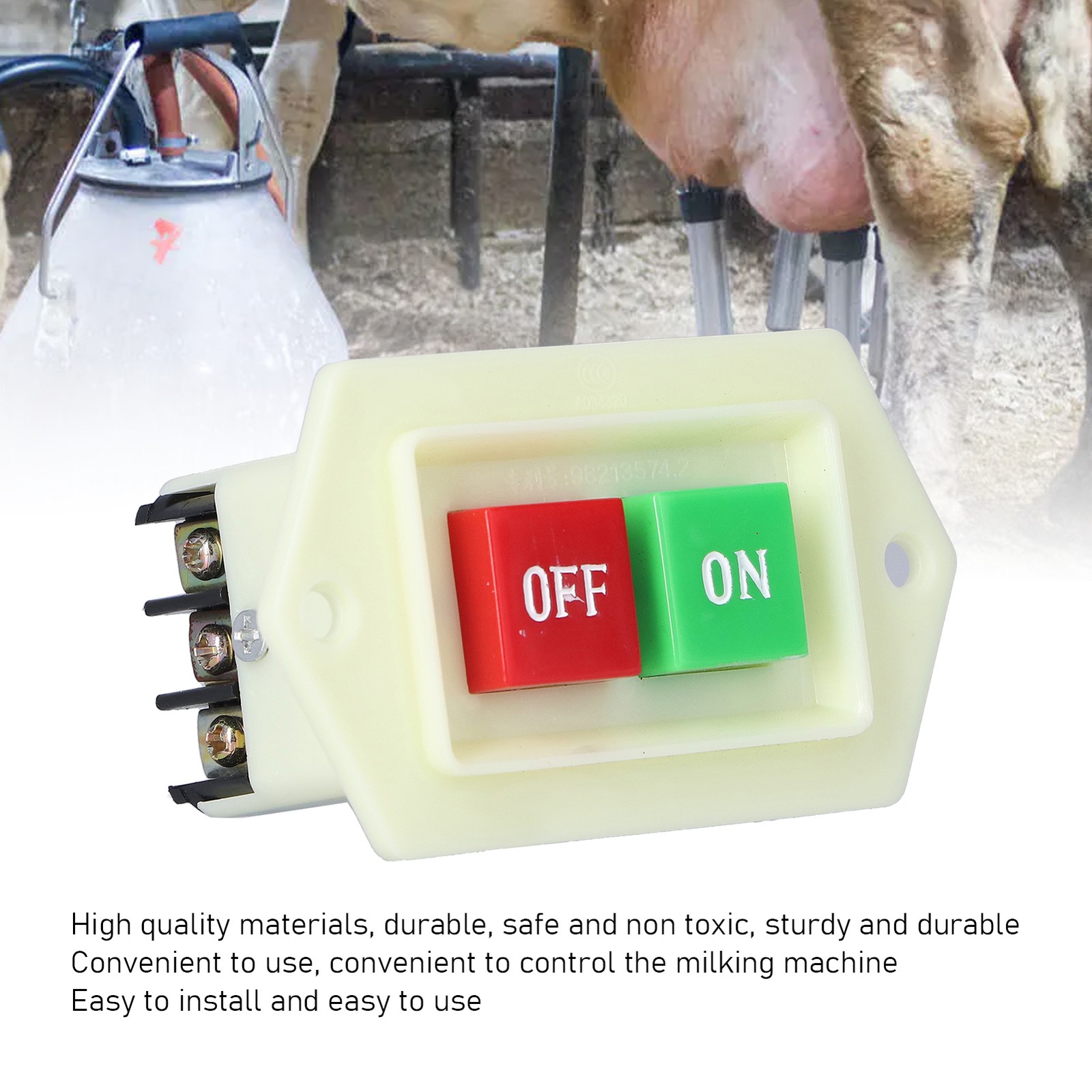 Piston Milking Machine Switch Simple Safe Cow Milking On Off Switch For Farm