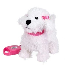 Fluffy Puppies Walking Poodle, New Duracell Battery Installed
