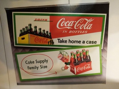 Coca Cola  Poster/Druck /Sammelbild -zum Rahmen für die Wand   34 x 28,5 cm No.1