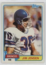 1981 Topps Jim Jensen Jim D Jensen #348 Rookie RC k0y