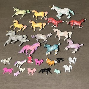 Breyer - Schleich Unicorns + More! - Huge Lot Of 25+ Toy Horse / Unicorn Figures