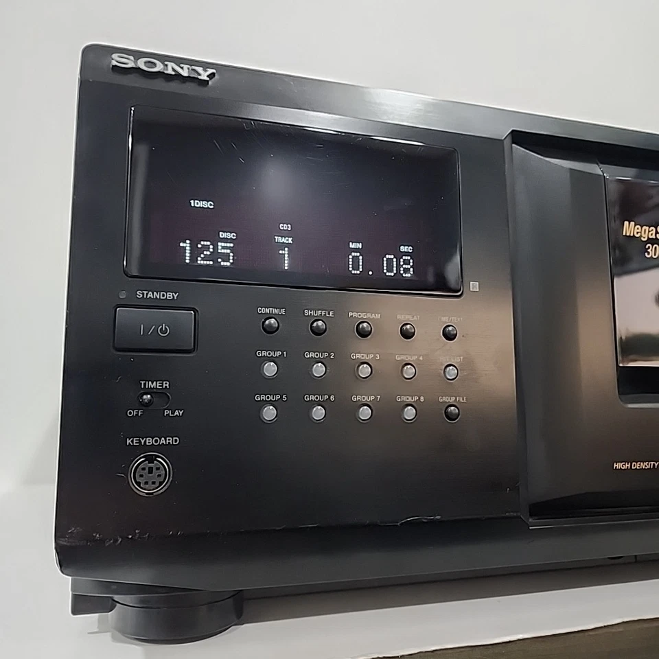 Sony CDP-CX355 300 CD Compact Disc Changer Player Tested And Works Great! - Image 2 of 4