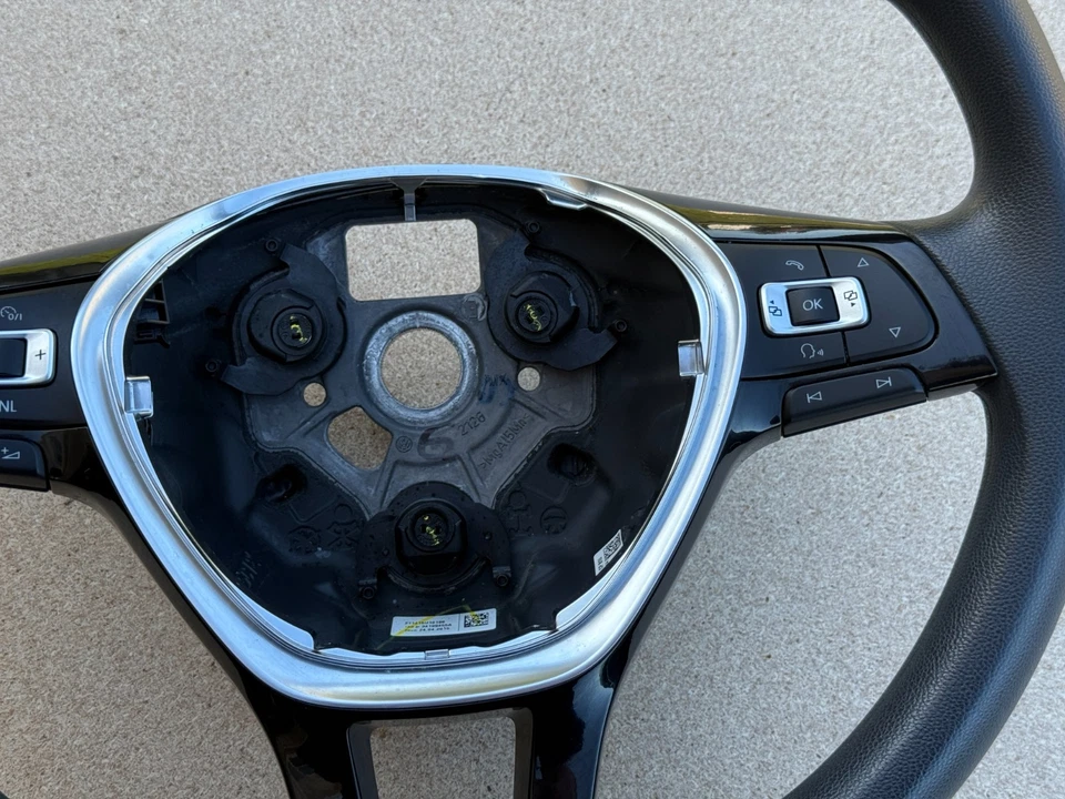 2014-2018 Volkswagen Jetta Driver Steering Wheel w/ Audio & Cruise Control OEM - Image 2 of 4