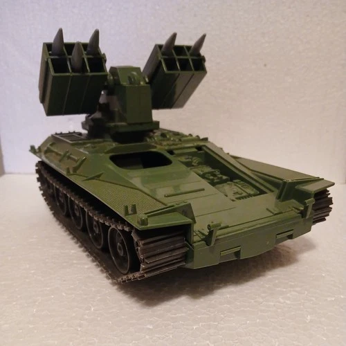 Vintage GI Joe 1983 Wolverine Armored Missile Vehicle Tank Parts & Missile Lot M