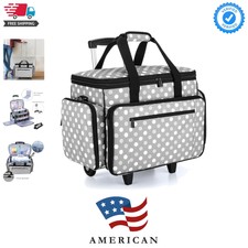 Sewing Machine Case with Detachable Dolly, Ro...