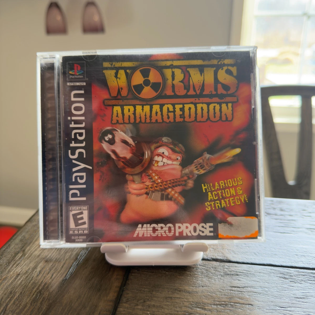Jeu PS1 Worms Armageddon - NTSC - Occasion - Testé Et Fonctionne