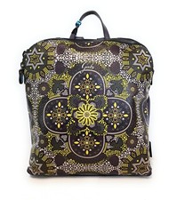 Zaino Borsa in pelle stampata Donna Gabs BRIGITTE Tg.L Etnico