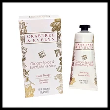 Crabtree & Evelyn Ginger Spice Hand Therapy Cream 3.5 oz Moisturizing NEW