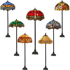 Tiffany Floor Lamps Stained Glass HandCrafted Style for Home And Office Decor UK