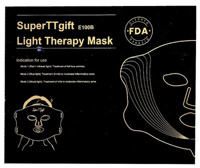 E100B LED Light Therapy Mask Targeted Wavelengths for Skincare $29.99 (Box A2)