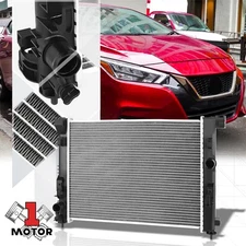 OE Style Aluminum Core Cooling Radiator Replacement for 18-23 Nissan Kicks Versa