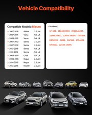 High-Performance Ignition Coil Pack and Spark Plugs Set for Nissan Altima and Ve