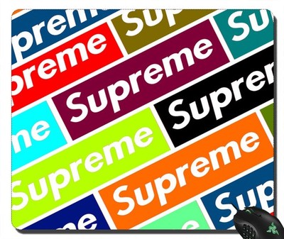 Colorfull Supreme mousepad lock edge macbook asus acer hp PC