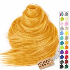 Faux Fur Fabric Strips Fluffy Craft Fur for Gnomes - 2"x60" Gold