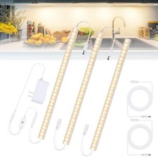 3PCS x 12inch Under-Counter Light Fixtures LED Cabinet Lights with Memory Fun...