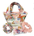 Care Bears Small Tote bag With Scrunchies And Coin Purse - Handmade