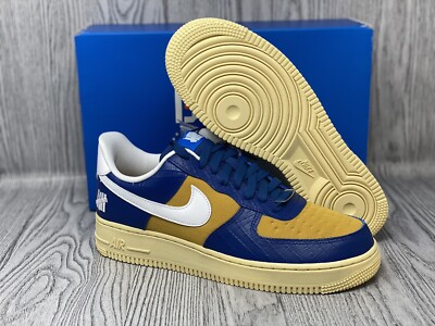 Nike Air Force 1 Low SP Undefeated 5 On It Blue Yellow Croc DM8462-400 -Size 8.5